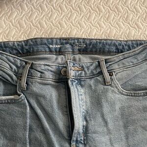 Old Navy Sky High Wide Leg Light Blue Denim